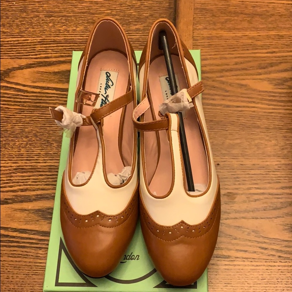 New in box lulu hun georgia block heel size 38